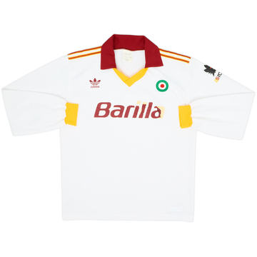 1991-92 Roma Away L/S Shirt - 4/10 - (M)