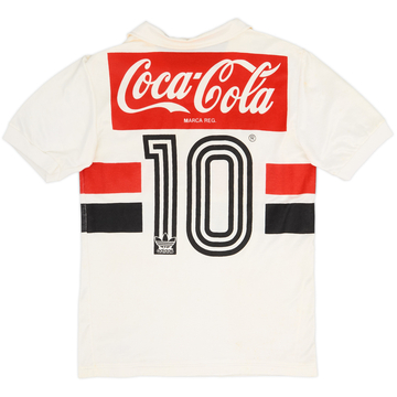 Camiseta de local del Sao Paulo 1987-88 #10 - 6/10 - (S)
