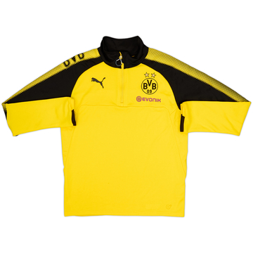 2015-16 Borussia Dortmund Puma 1/4 Zip Training Top - 8/10 - (S)