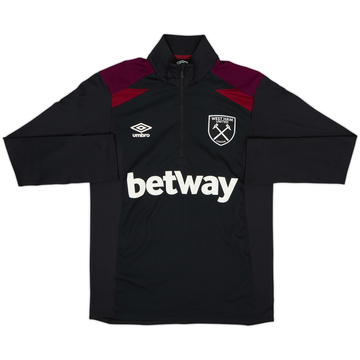 2017-18 West Ham Umbro 1/4 Zip Training Top - 7/10 - (S)