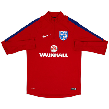 2016-17 England Nike 1/4 Zip Training Top - 8/10 - (M)