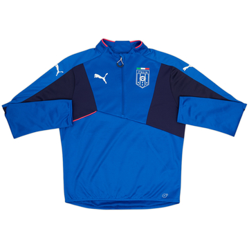 2014-15 Italy Puma 1/2 Zip Drill Top - 10/10 - (M)