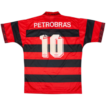 1993-94 Flamengo Home Shirt #10 - 8/10 - (XL)