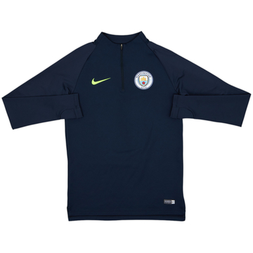 2018-19 Manchester City Nike 1/4 Zip Training Top - 8/10 - (S)