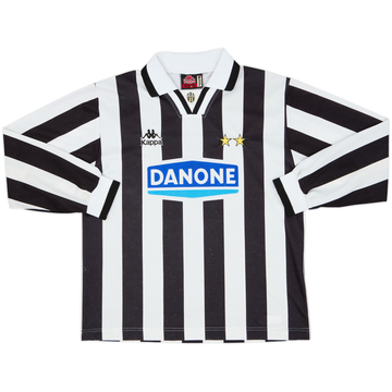 1994-95 Juventus Home L/S Shirt - 8/10 - (S)