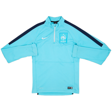 2015-16 France Nike 1/4 Zip Drill Top - 6/10 - (S)