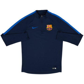 2016-17 Barcelona Nike 1/4 Zip Drill Top - 8/10 - (S)
