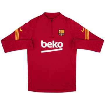 2020-21 Barcelona Nike 1/4 Zip Training Top - 6/10 - (S)