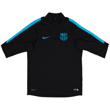 Top de entrenamiento con cremallera de 1/4 Nike del Barcelona 2015-16 - 9/10 - (M)