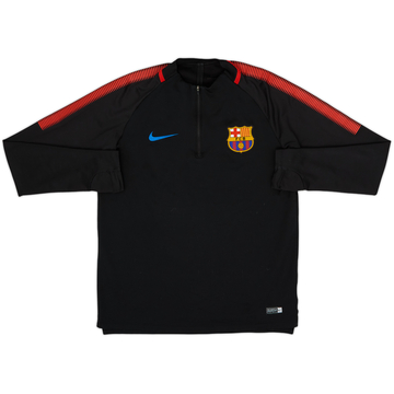 2017-18 Barcelona Nike 1/4 Zip Training Top - 8/10 - (M)