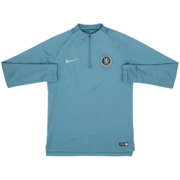 2018-19 Chelsea Nike 1/4 Zip Drill Top - 7/10 - (S)