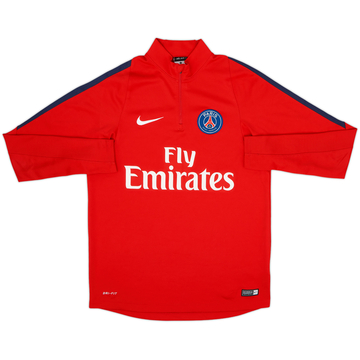 2016-17 Paris Saint-Germain Nike 1/4 Zip Drill Top - 8/10 - (M)
