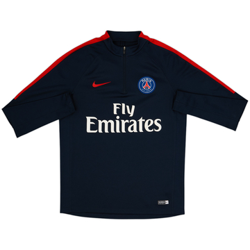 2016-17 Paris Saint-Germain Nike 1/4 Zip Training Top - 7/10 - (M)