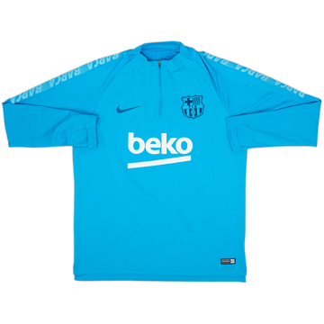 2019-20 Barcelona Nike 1/4 Zip Drill Top - 8/10 - (L)