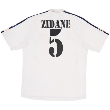 2001 Real Madrid Home Shirt Zidane #5 - 5/10 - (L)