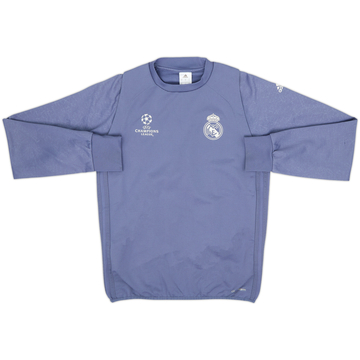 2016-17 Real Madrid adidas CL Sweat Top - 8/10 - (S)
