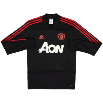 2018-19 Manchester United adidas Sweat Top - 8/10 - (S)