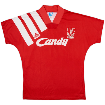 1991-92 Liverpool Home Shirt - 7/10 - (S)