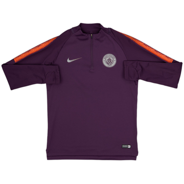 2018-19 Manchester City Nike 1/4 Zip Training Top - 6/10 - (S)