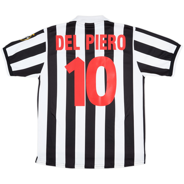 1998-99 Juventus Home Shirt Del Piero #10 - 8/10 - (M)