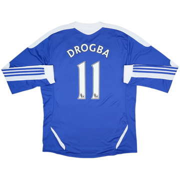 2011-12 Chelsea Home L/S Shirt Drogba #11 - 6/10 - (XL)
