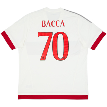 2015-16 AC Milan Away Shirt Bacca #70 - 7/10 - (XL)