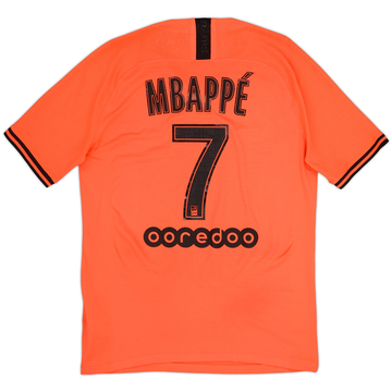 2019-20 Paris Saint-Germain Authentic Away Shirt Mbappe #7 - 7/10 - (M)