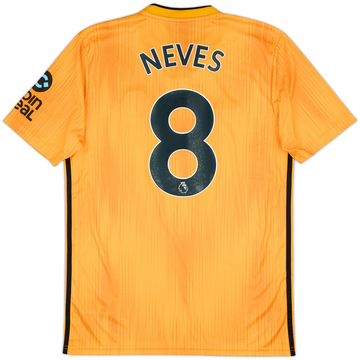 2019-20 Wolves Home Shirt Neves #8 - 9/10 - (M)