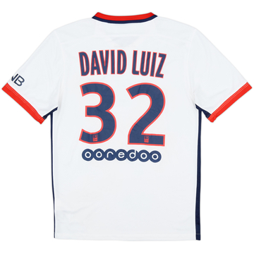 2015-16 Paris Saint-Germain Away Shirt David Luiz #32 - 8/10 - (S)