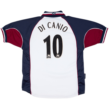 1999-01 West Ham Camiseta Visitante Di Canio #10 - 5/10 - (XL)