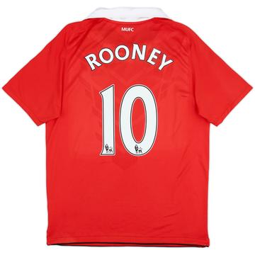 2010-11 Manchester United Home Shirt Rooney #10 - 6/10 - (M)