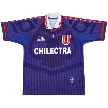 1996 Universidad de Chile Home Shirt Valencia #7 - 6/10 - (XL)