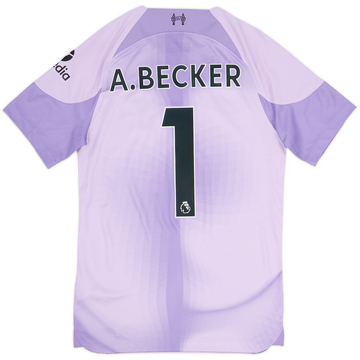 2022-23 Liverpool GK S/S Shirt A.Becker #1 - 9/10 - (XS)