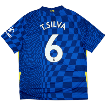 Camiseta de local del Chelsea 2021-22 T.Silva #6 - 9/10 - (XL)