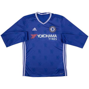 2016-17 Chelsea Home L/S Shirt - 5/10 - (M)
