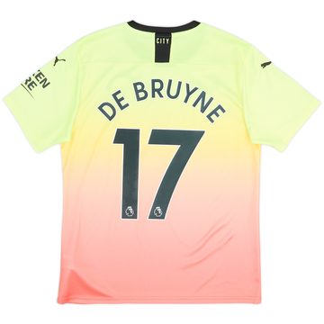 2019-20 Manchester City Third Shirt De Bruyne #17 - 9/10 - (M)