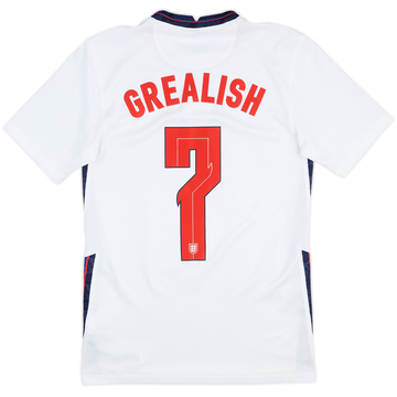 2020-22 England Home Shirt Grealish #7 - 9/10 - (XS)