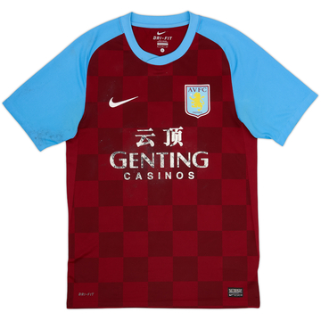 2011-12 Aston Villa Home Shirt - 4/10 - (S)