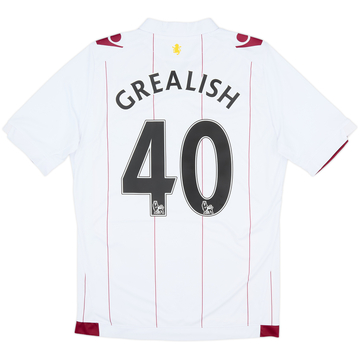 2014-15 Aston Villa Away Shirt Grealish #40 - 8/10 - (S)