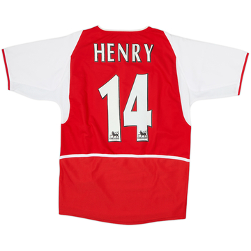 2002-04 Arsenal Home Shirt Henry #14 - 8/10 - (L.Boys)