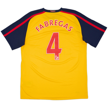 2008-09 Arsenal Away Shirt Fabregas #4 - 10/10 - (M)