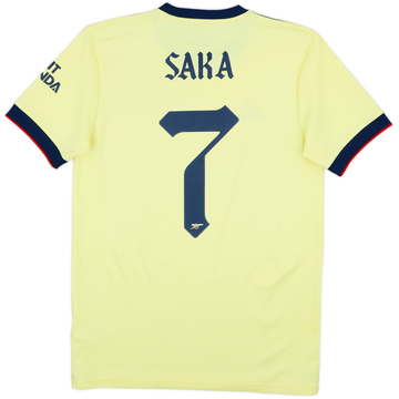 2021-22 Arsenal Away Shirt Saka #7 - 9/10 - (M)