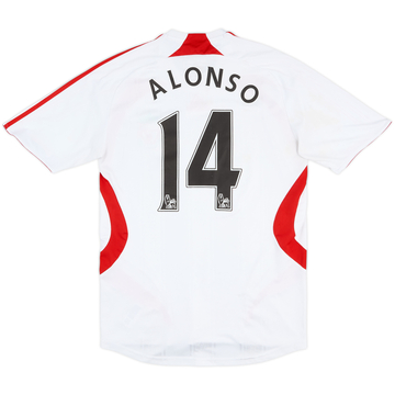 2007-08 Liverpool Away Shirt Alonso #14 - 6/10 - (S)