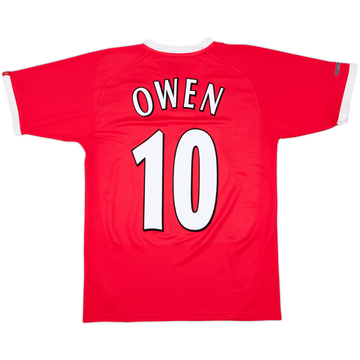 2001-03 Liverpool CL Shirt Owen #10 - 6/10 - (S)