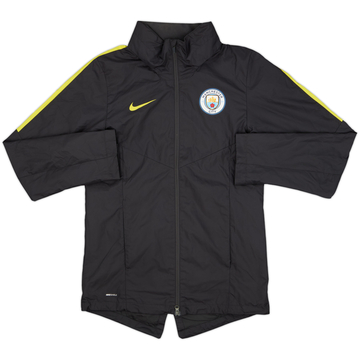2016-17 Manchester City Nike Hooded Rain Jacket - 10/10 - (S)