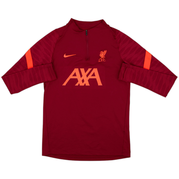 Top de entrenamiento 1/4 de cremallera Nike del Liverpool 2021-22 - 8/10 - (S)