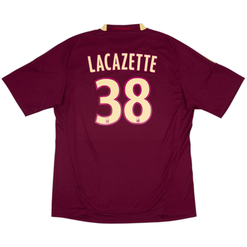 2010-11 Lyon Away Shirt Lacazette #38 - 8/10 - (XL)