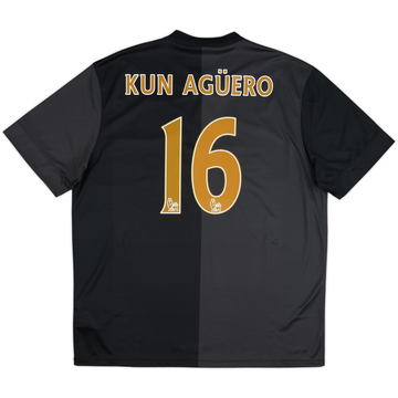 2013-14 Manchester City Away Shirt Kun Aguero #16 - 6/10 - (XL)