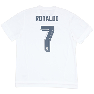 2015-16 Real Madrid Home Shirt Ronaldo #7 - 8/10 - (XL)