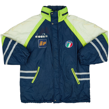 1990 Italy Diadora Padded Bench Coat - 4/10 - (XL)